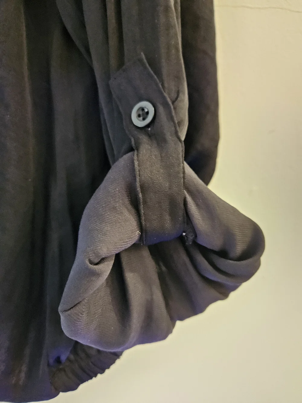 Simply Vera by Vera Wang Black Tie-Front Button Down Shirt - Picture 4 of 7
